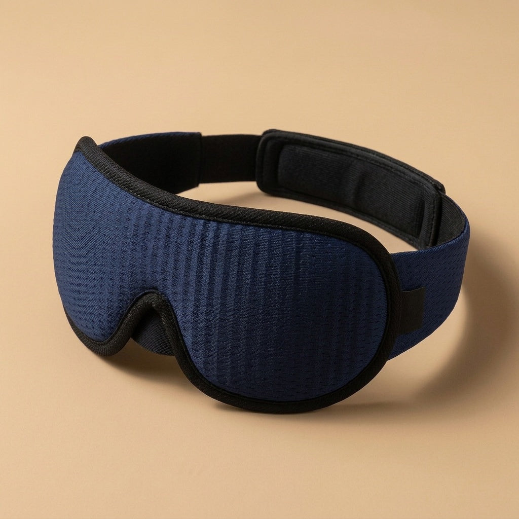SideNest 3D Sleep Mask in Navy Blue
