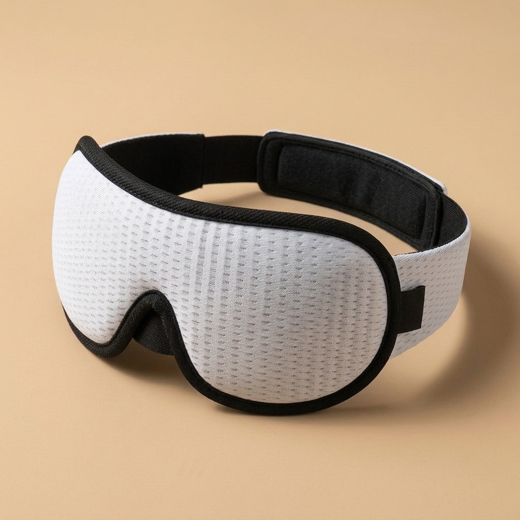 SideNest 3D Sleep Mask in White